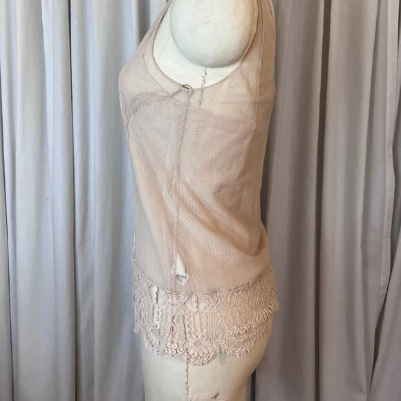 DKNY Mesh Lace Cami Top - Picture 3 of 6